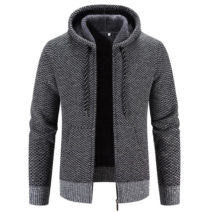 Codzienny Jesienny Bluza z kapturem Kardigan dla Męskie