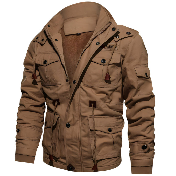 Eloura-Moda | Military kurtka z multiple kieszeniami