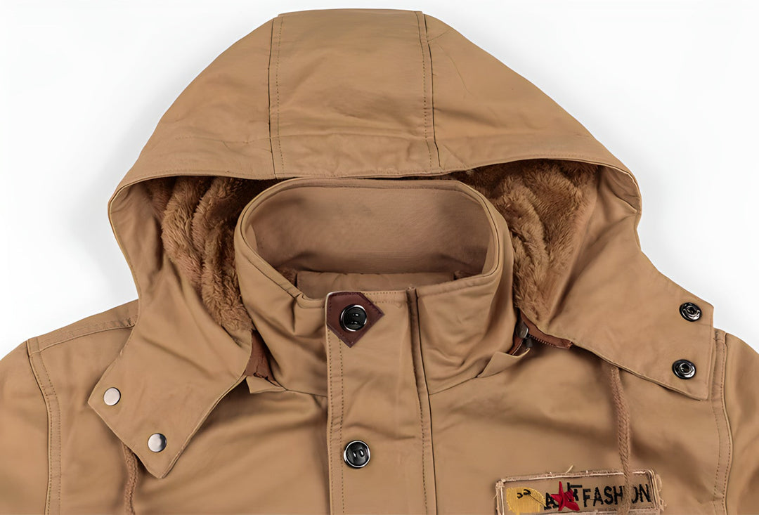 Eloura-Moda | Military kurtka z multiple kieszeniami