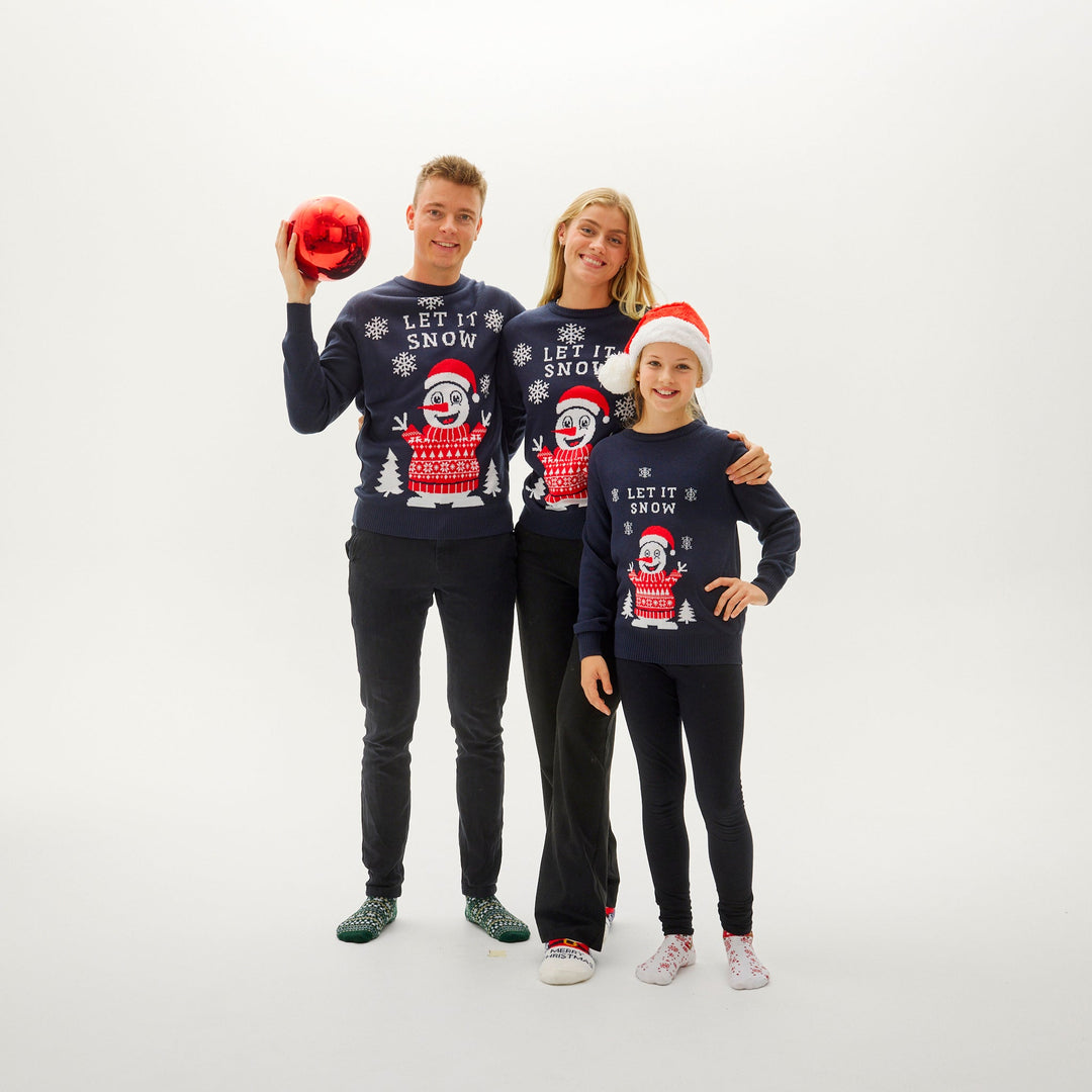 Let To Śnieżny Christmas Sweter Męskie
