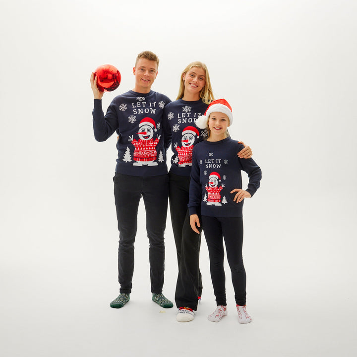 Let To Śnieżny Christmas Sweter Męskie