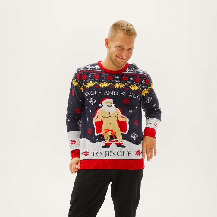 Single i Ready do Jingle Christmas Sweter Męska