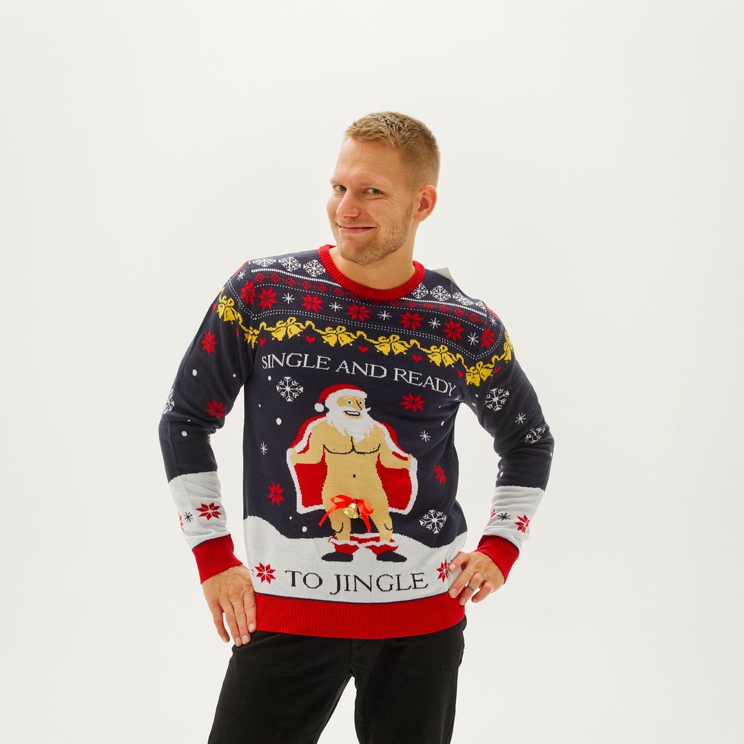 Single i Ready do Jingle Christmas Sweter Męska