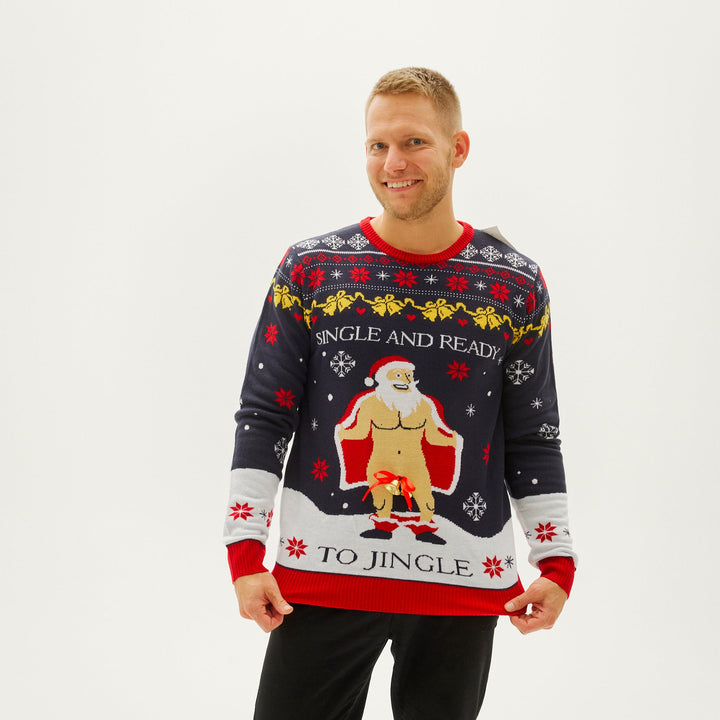 Single i Ready do Jingle Christmas Sweter Męska