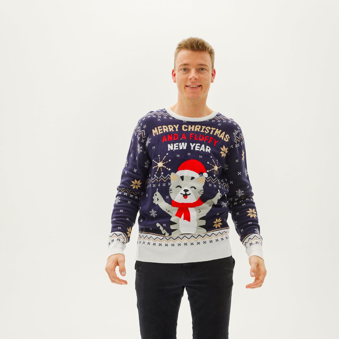Merry Christmas i fluffy nowy year Męska