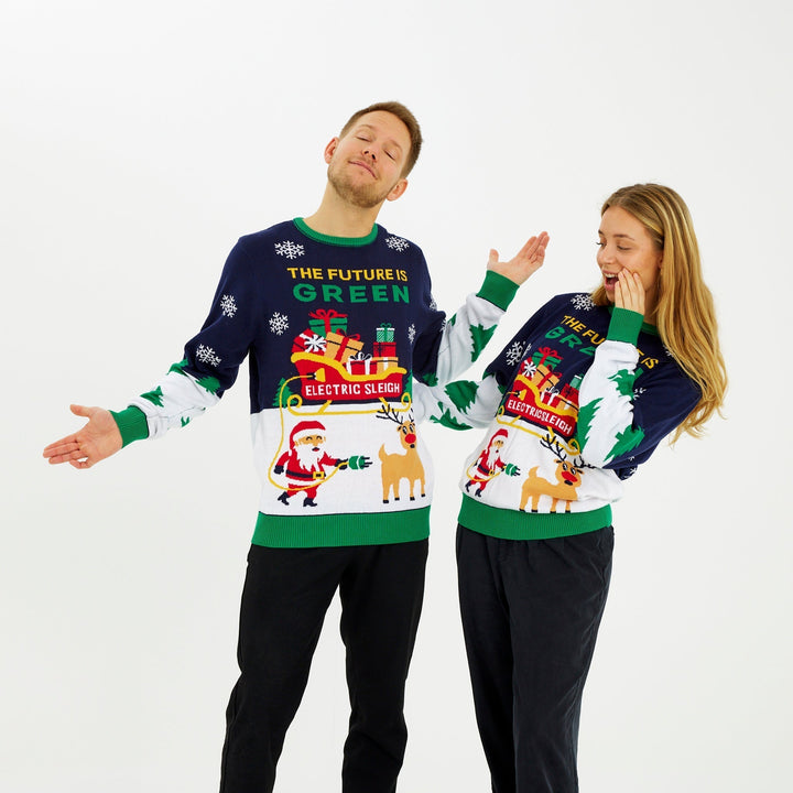 Electric Christmas Sweter Męska