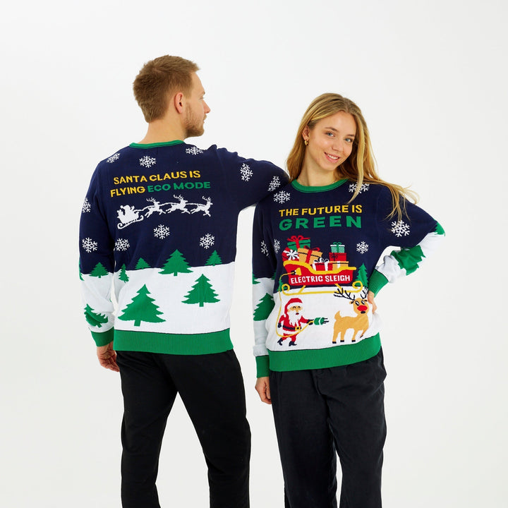 Electric Christmas Sweter Męska