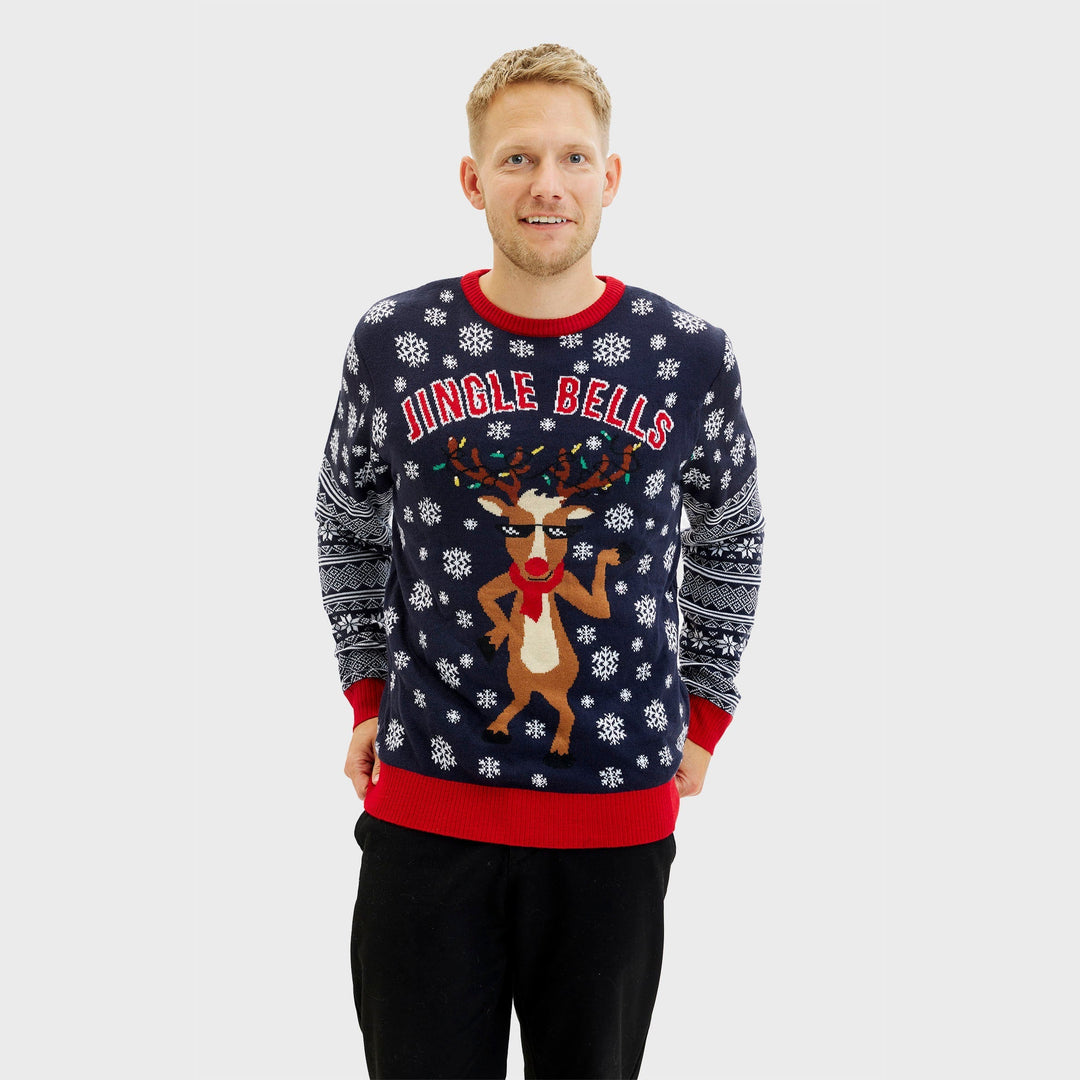 Jingle Bells Christmas Sweter Męskie