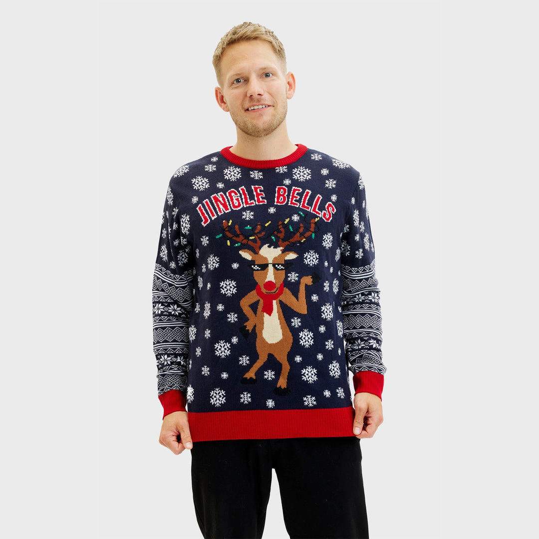 Jingle Bells Christmas Sweter Męskie