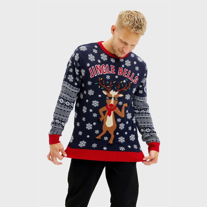 Jingle Bells Christmas Sweter Męskie