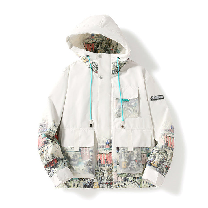 Parka unisex wodoodporna wiatroszczelna lekka