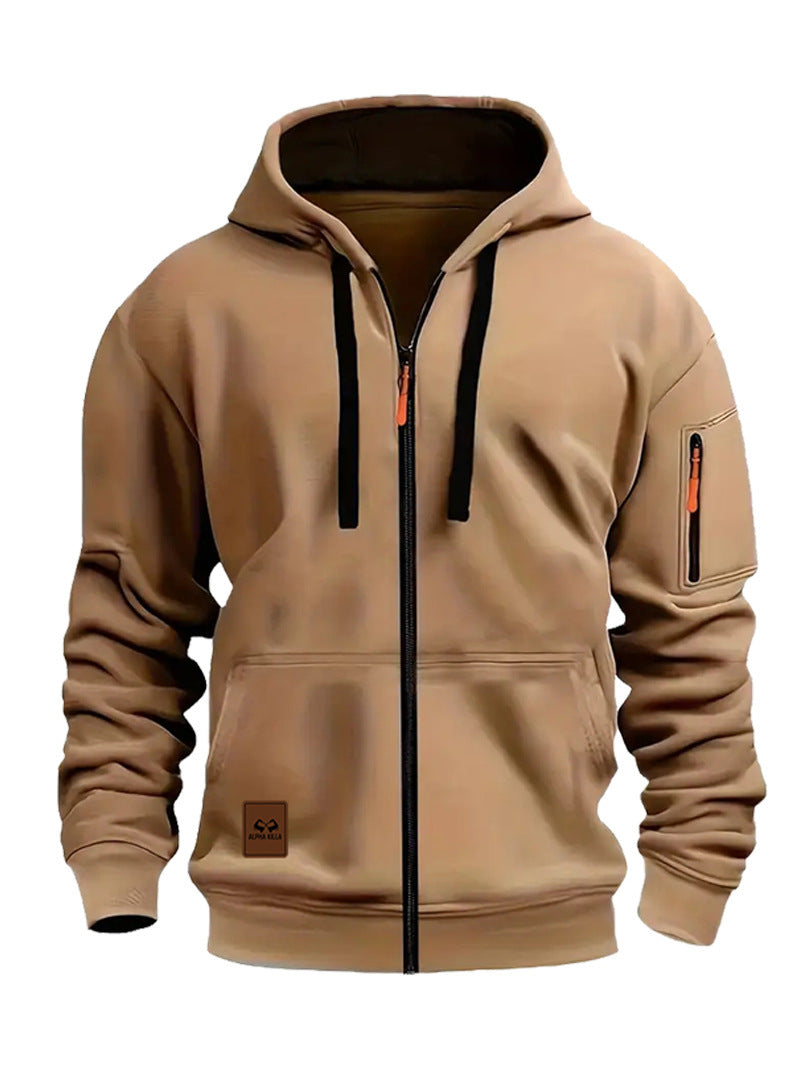 Męska Sport Polar Kurtka z Kaptur