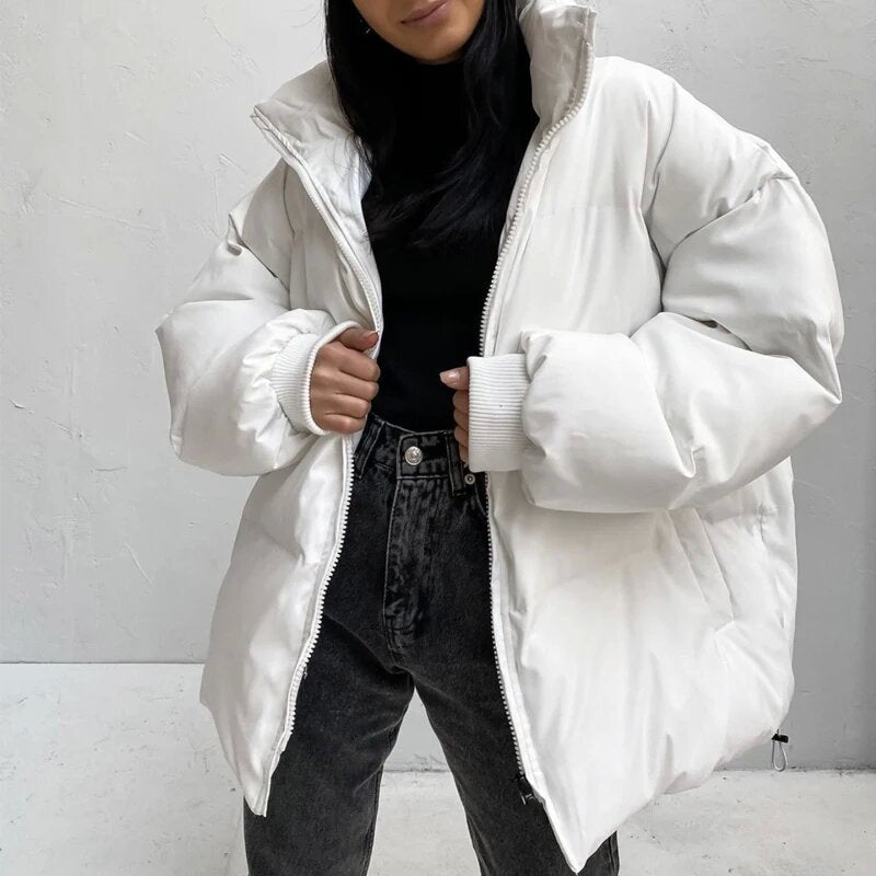 Damska oversize Down kurtka