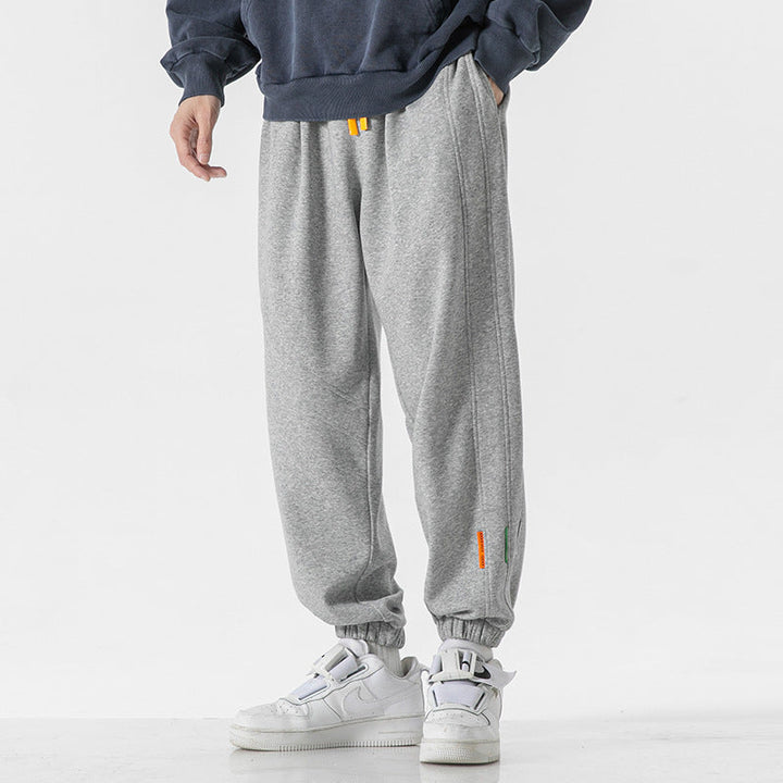 Męska Oversize Jogger Sweatpants wykonana z bawełna mieszanka z ściągacz i elastyczne mankiety
