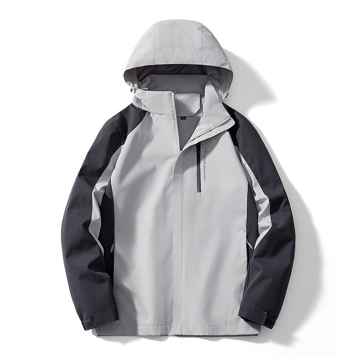 Damska two-layer softshellowa rain kurtka z kapturem, oddychająca membrane i chest zamkiem Lumaza
