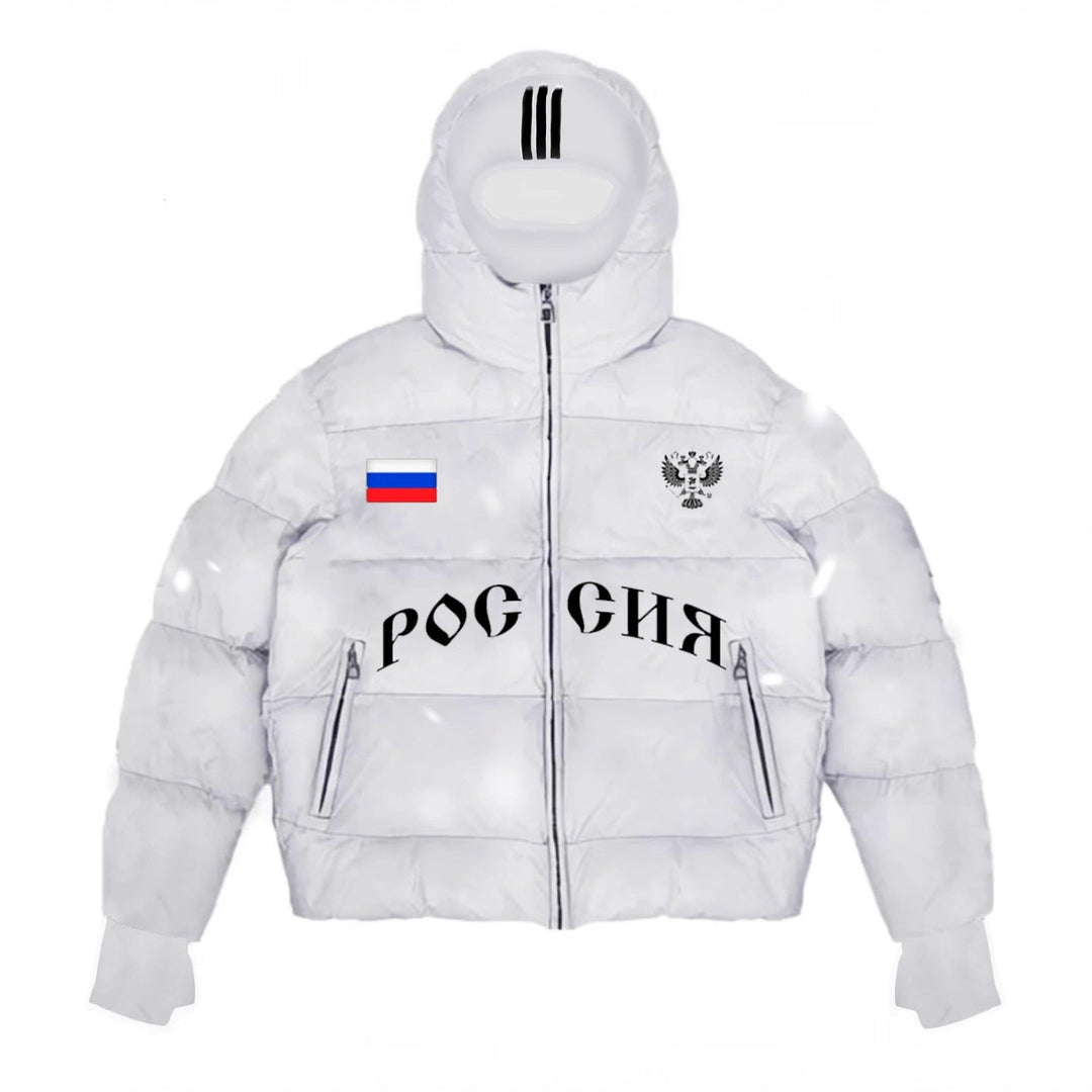 Męska moda ocieplana kurtka z kapturem