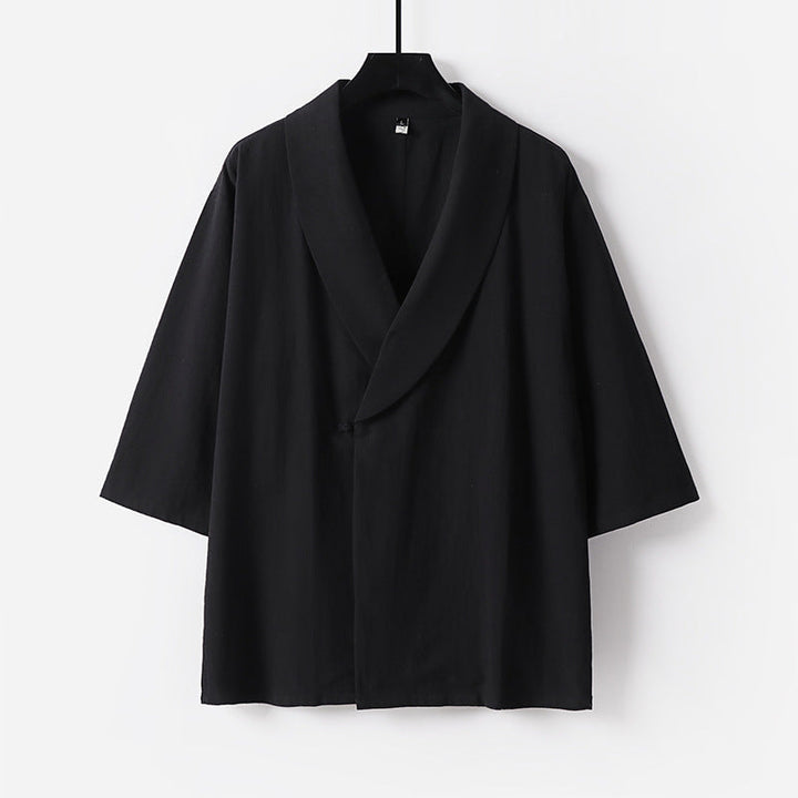 Damska oversize kimono marynarka z shawl kołnierzem Lumaza