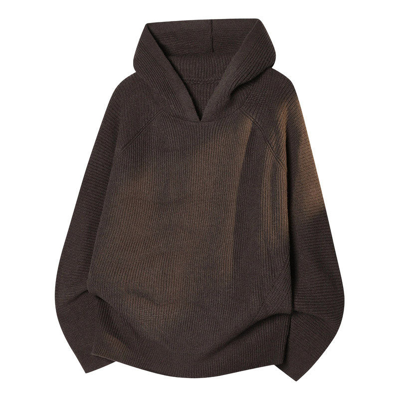 Męska Modny Oversize Bluza z kapturem z Textured Fason