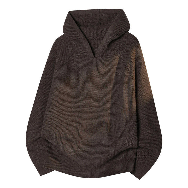 Męska Modny Oversize Bluza z kapturem z Textured Fason