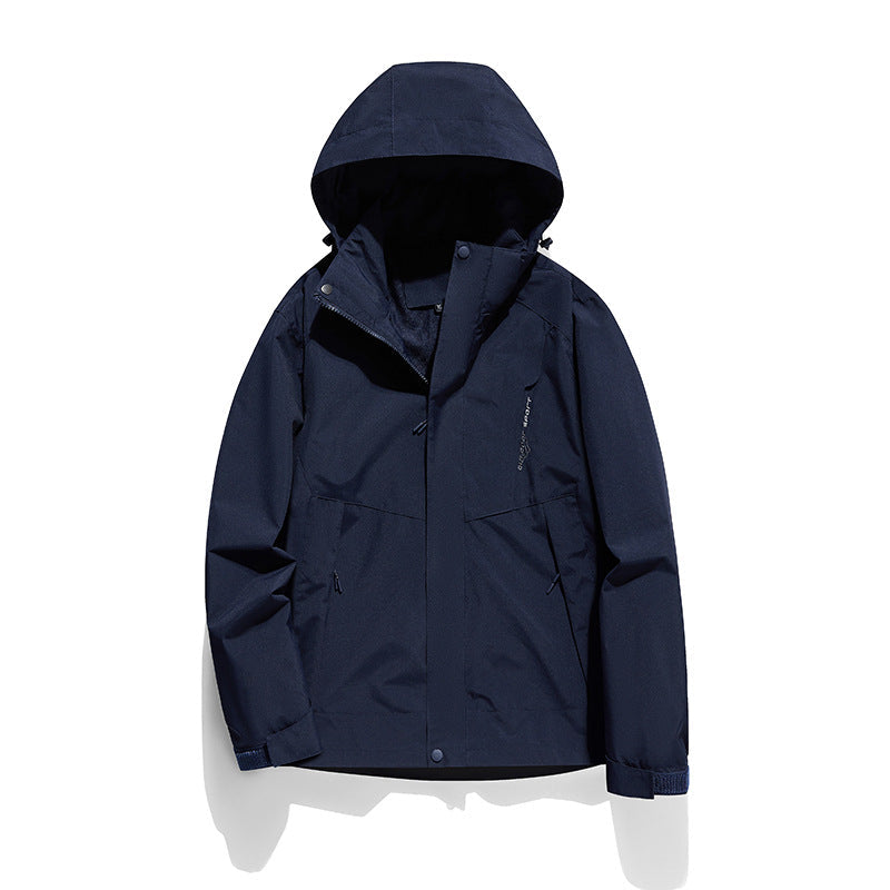 Damska two-layer softshellowa outdoor kurtka z removable polarowa inner layer i hood Lumaza
