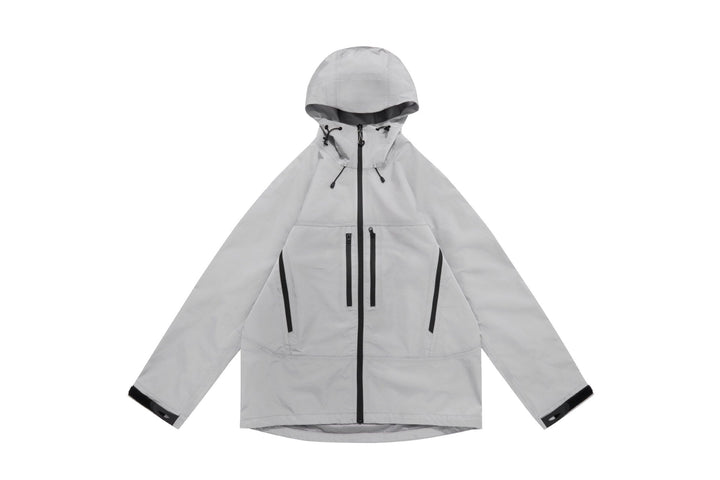 Unisex Techniczny Z kapturem Outdoor Kurtka z Taped Zippers
