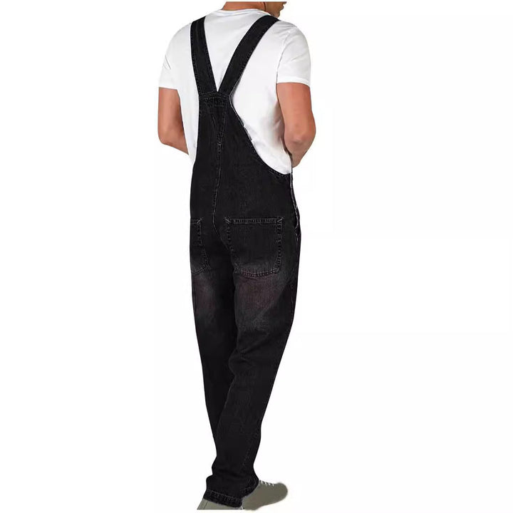 Męska overalls solidny z regulowany straps