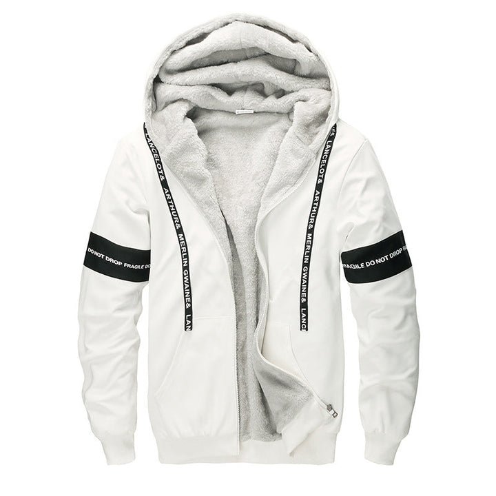 Męska Wygodny Polar Bluza z kapturem
