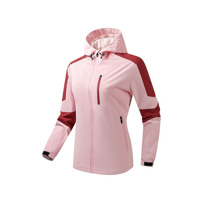Męski Oddychający Softshell-Hardshell Hybrid Kurtka z Kaptur i Wodoodporny Kieszenie na zamek