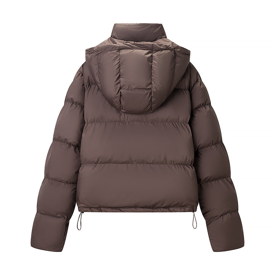 Damska ocieplana Down-Look pikowana kurtka z Removable Hood Lumaza