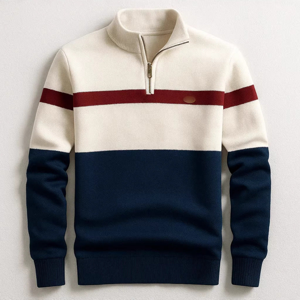 Męska Stylowy Krótki zamek Sweter