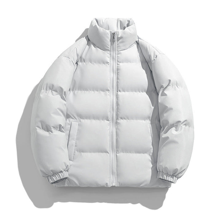 Unisex lekka ocieplana Down Look puchowa kurtka z stójka kołnierzem i Two-Way zamkiem błyskawicznym Lumaza