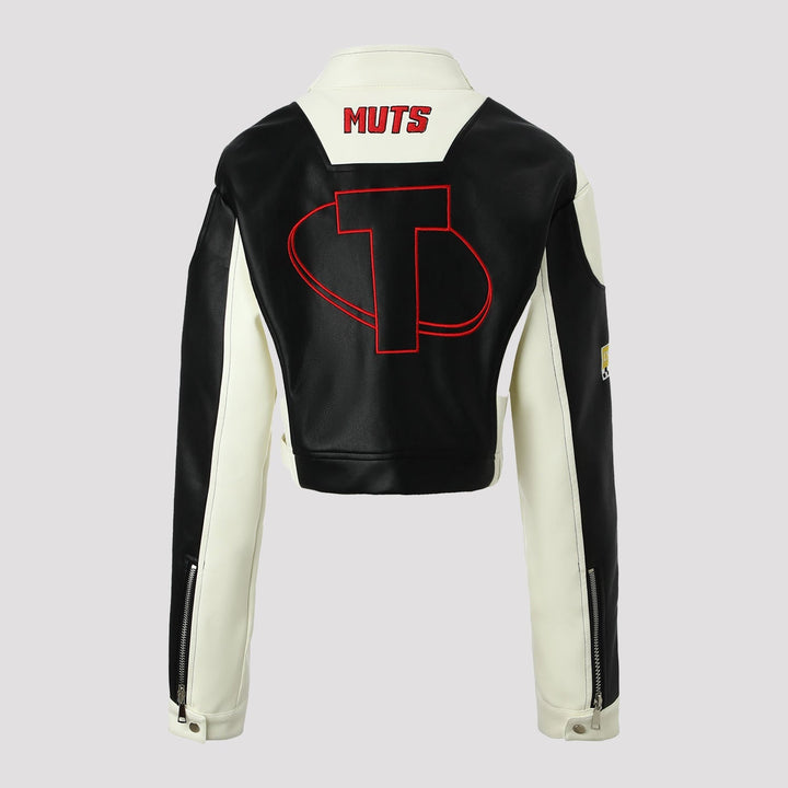Damska Racer Biker kurtka in Retro Motorsport Look Lumaza