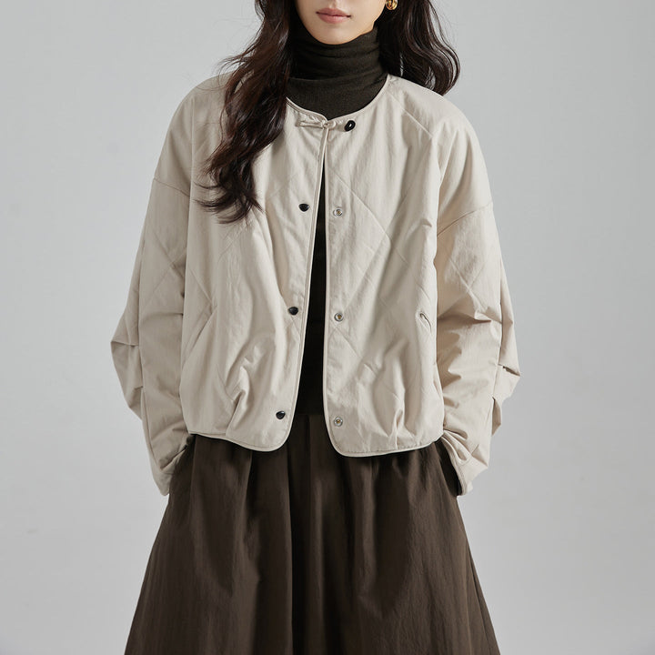 Damska fashionable transitional kurtka z codzienna cut Lumaza