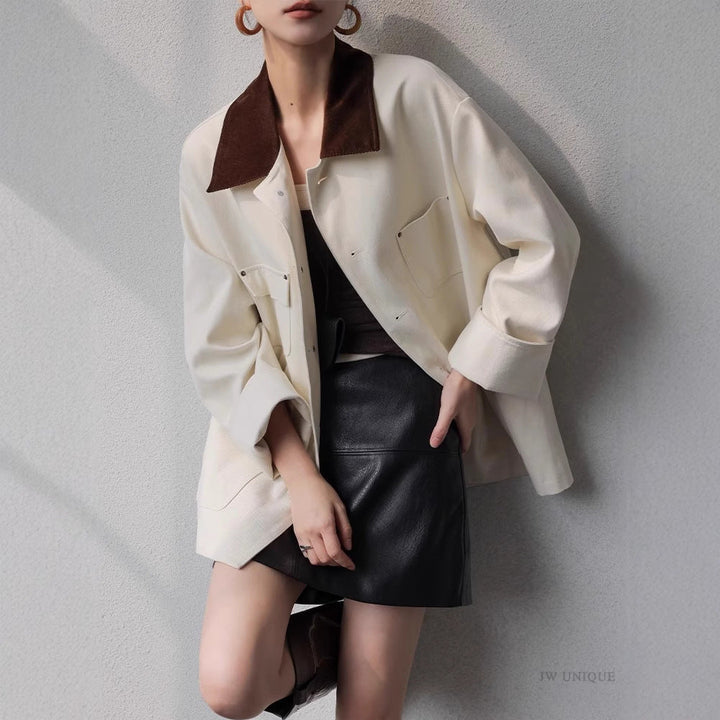 Damska transitional kurtka z nowoczesna design Lumaza