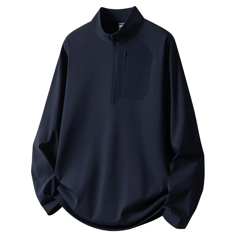 Męska Sport Polar Pulower z Zamek