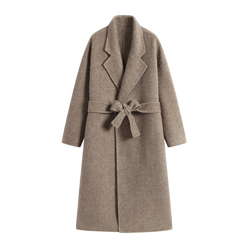 Damska elegancka i codzienna oversize Wool kurtka Drune