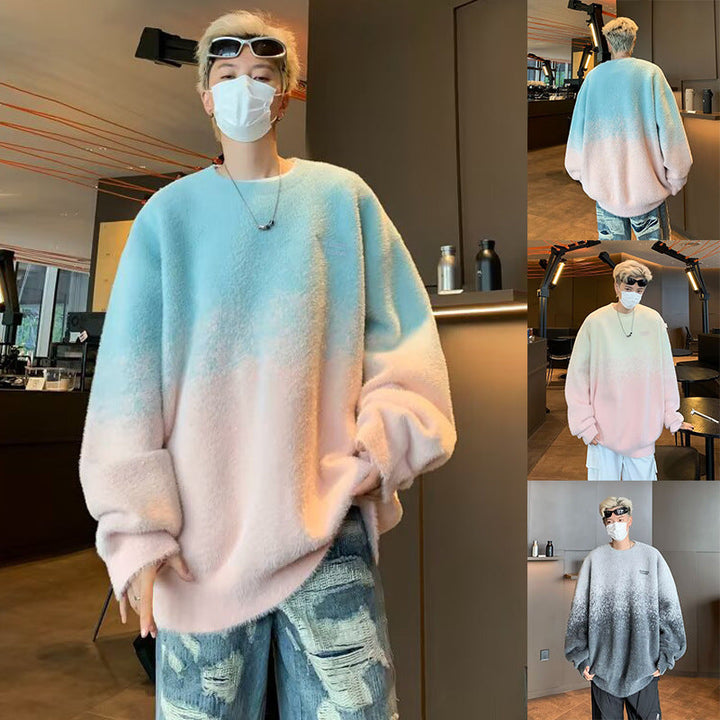 Męska Oversize Polar Sweter