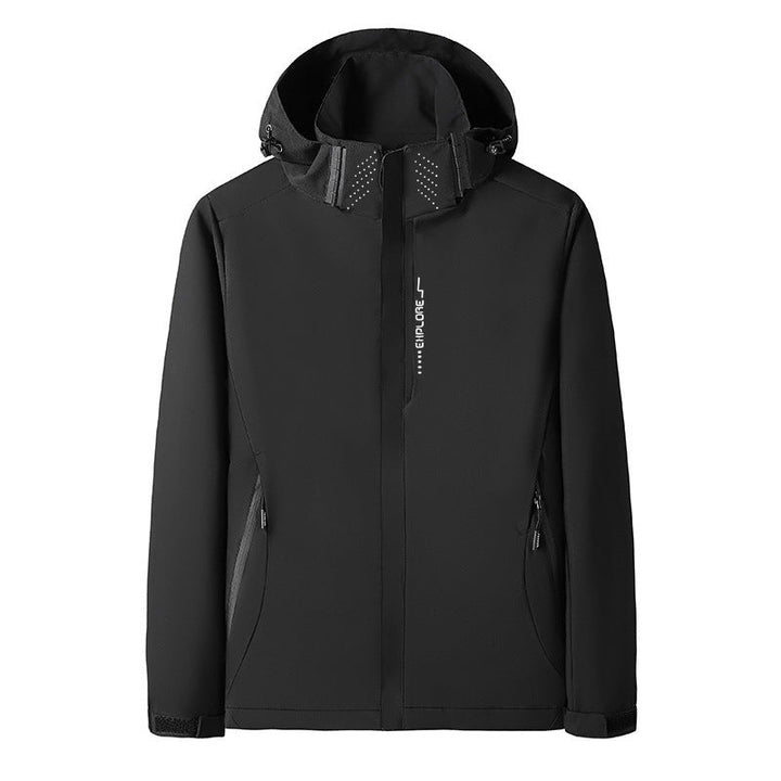 Damska softshellowa Outdoor kurtka z removable hood, windproof membrane i oddychająca mesh lining Lumaza