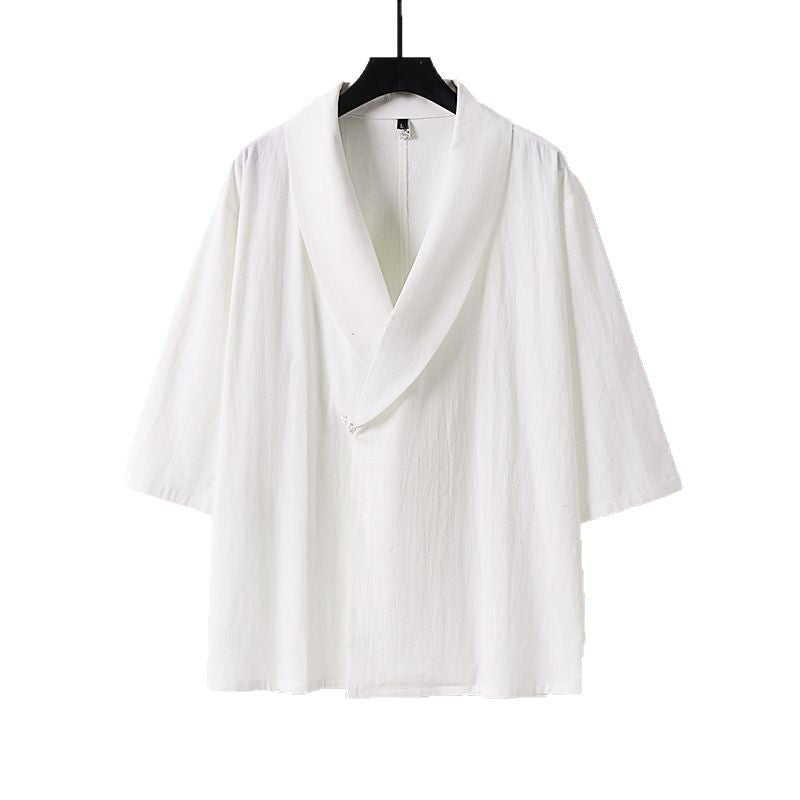 Damska oversize kimono marynarka z shawl kołnierzem Lumaza