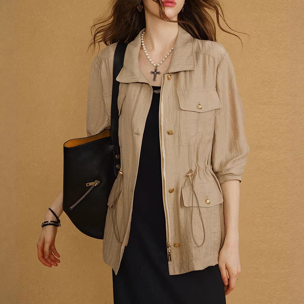 Damska Fashionable Linen kurtka Lumaza