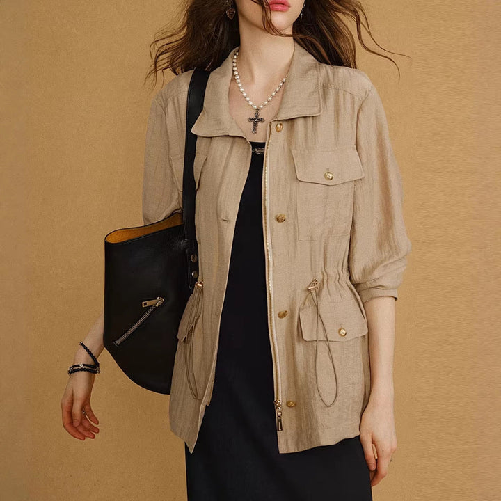 Damska Fashionable Linen kurtka Lumaza