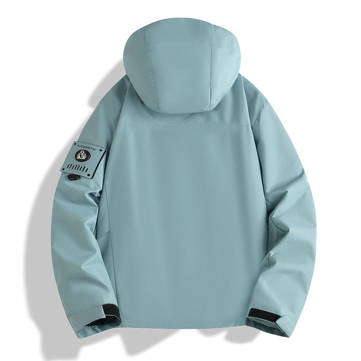 Męska Multifunctional softshell kurtka z Removable fleece Lwwg, Tactical zamkiem kieszeniami i kapturem