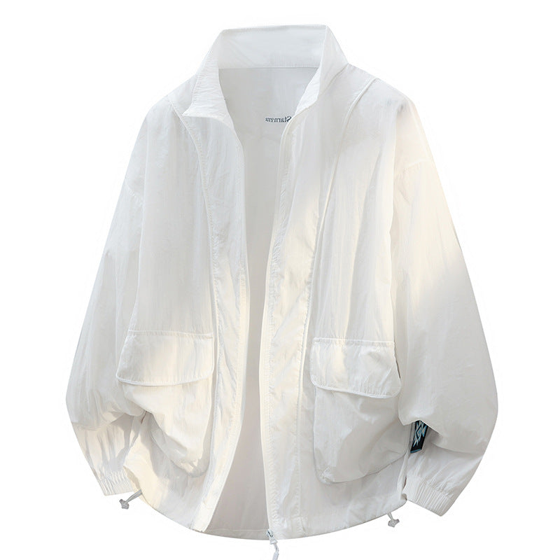 Kurtka Przeciwwiatrowa Unisex Wygodna Stylowa Sportowa