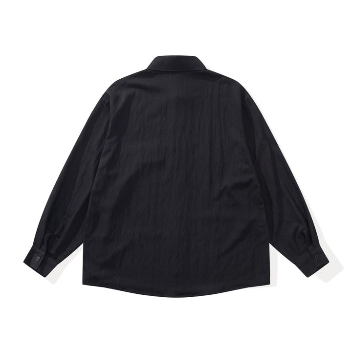 Unisex Oversize Kurtka koszulowa w Patchwork Fason