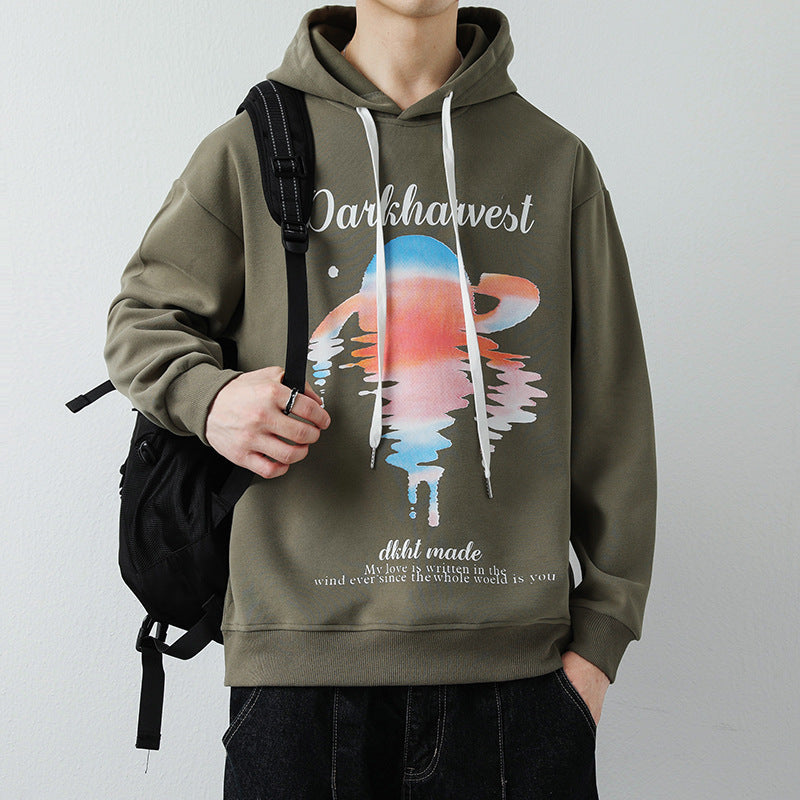 Męska Modny Bluza z kapturem z Creative Graficzny Print