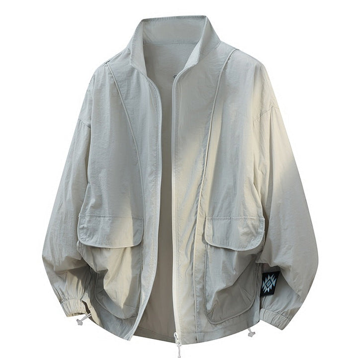 Kurtka Przeciwwiatrowa Unisex Wygodna Stylowa Sportowa