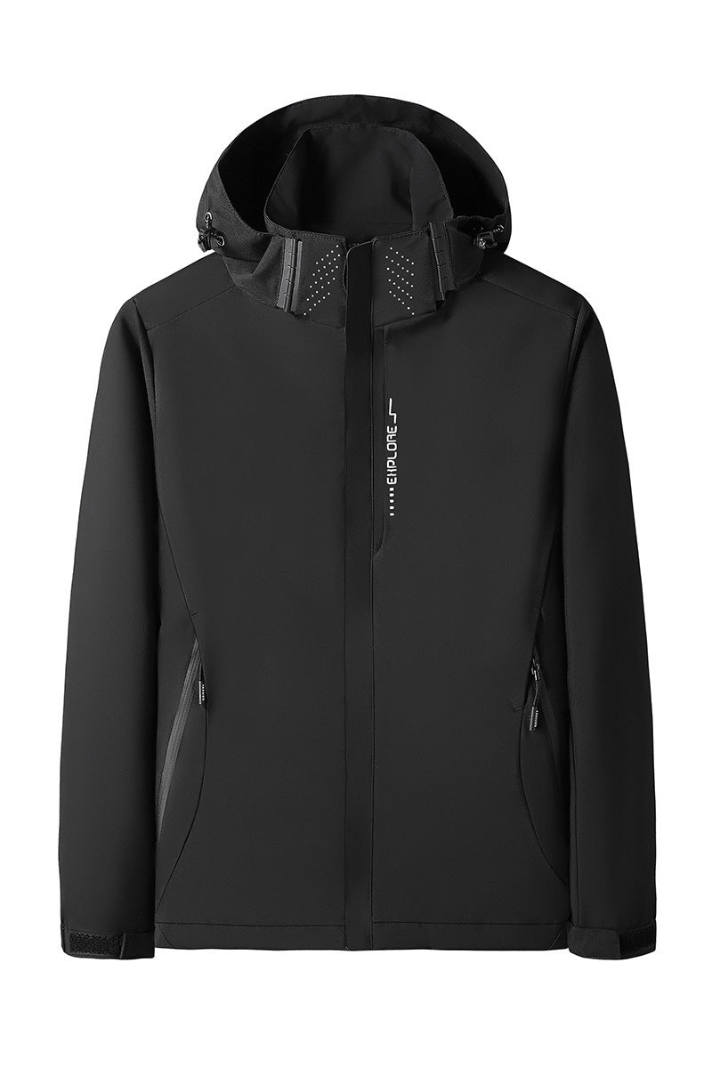 Damska softshellowa Outdoor kurtka z removable hood, windproof membrane i oddychająca mesh lining Lumaza