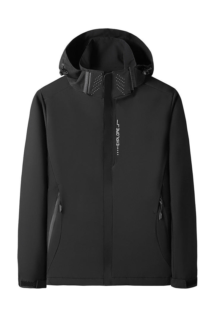 Damska softshellowa Outdoor kurtka z removable hood, windproof membrane i oddychająca mesh lining Lumaza