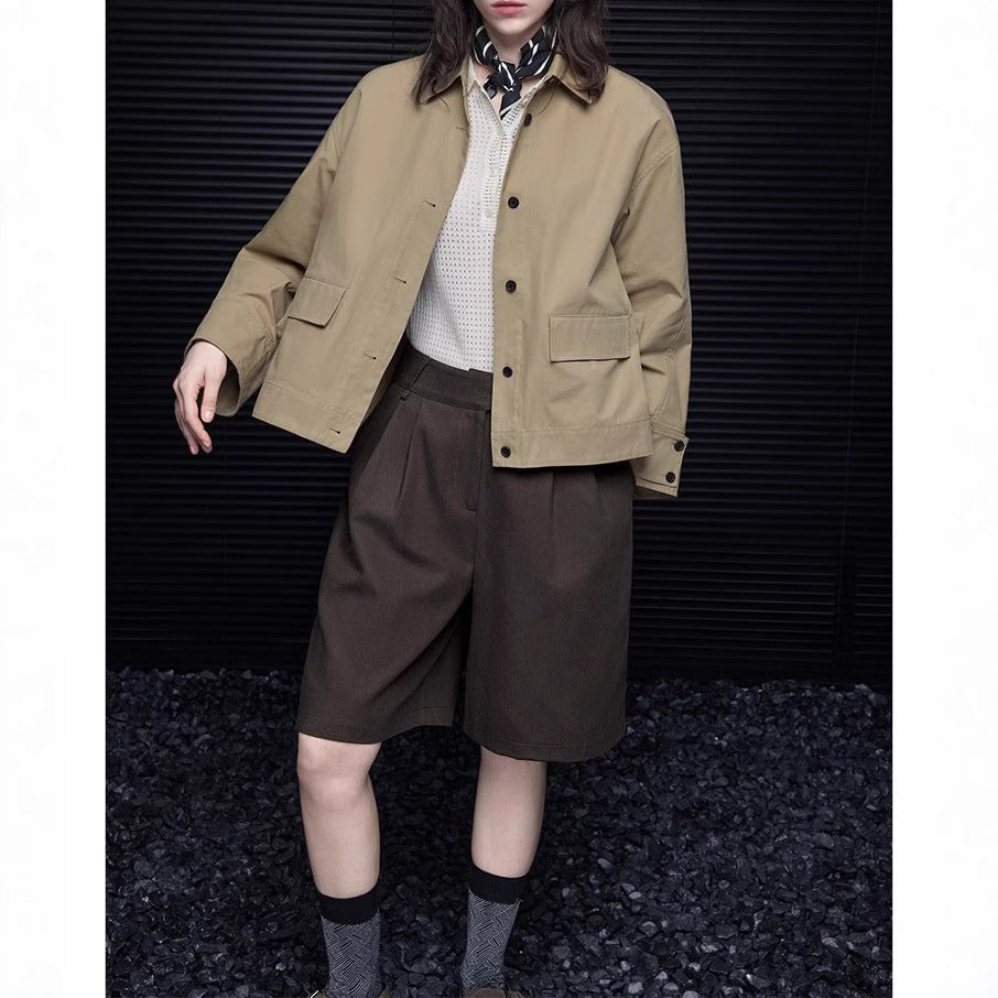 Damska Fashionable Transitional kurtka z Comfortable Cut Lumaza