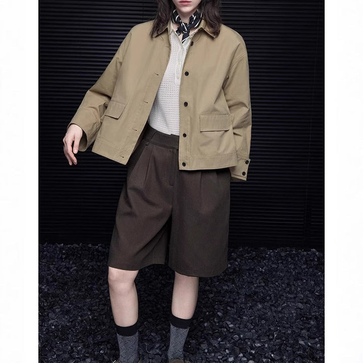 Damska Fashionable Transitional kurtka z Comfortable Cut Lumaza